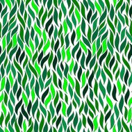 green leaves on white background vector seamless abstract hand-d N2