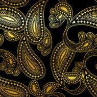traditional Asian elements Paisley