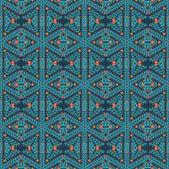 Seamless pattern of snowflakes N4