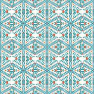 Seamless pattern of snowflakes N8