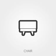 Simple Household Web Icons Upholstered furniture N7