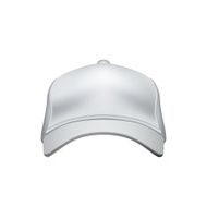 White Baseball Cap Isolated on Background Vector