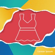 dress line icon