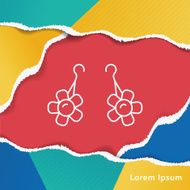 earring line icon N4