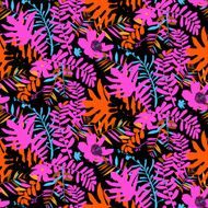 Tropical floral pattern