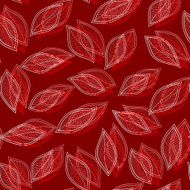 white and red leaves on a background vector seamless N3