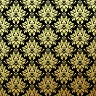 Luxury Golden Seamless Wallpaper Pattern Vector illustration