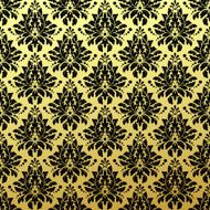 Luxury Golden Seamless Wallpaper Pattern Vector illustration N7