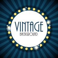 Retro Vintage Background Template Vector Illustration N4