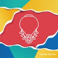 necklace line icon N5