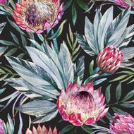 Vector tropical protea pattern N5