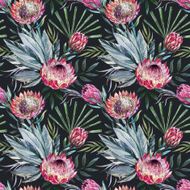 Vector tropical protea pattern N9
