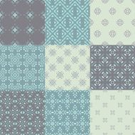 Blue Pattern Set