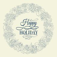 Hydrangea garland N2