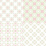 Set of Four Patterns