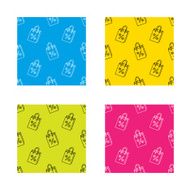 Shopping bag icon Sale and discounts sign N4