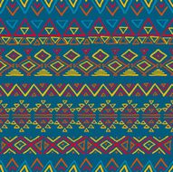 Seamless abstract geometric pattern N4