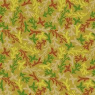 Hand-drawn branches pattern N2