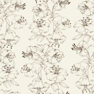 Lily flower pattern N3