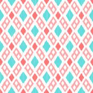 Ikat seamless pattern