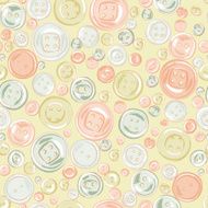 vintage buttons seamless pattern N2