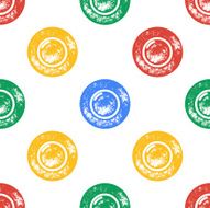 Water Bubble Pattern on White Background