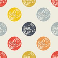 Ship Propeller Pattern on Paper Background