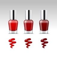 Nail Polish Packaging Package Pack Bottle for Manicure Vector Isolated N4
