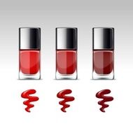 Nail Polish Packaging Package Pack Bottle for Manicure Vector Isolated N5