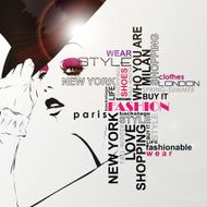 STYLE word cloud concept N6