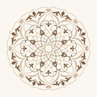 Ornamental round pattern N2