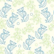 floral seamless pattern N194