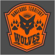 Wolves - military label badges and design elements N2