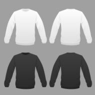 hoody white and black
