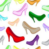 Seamless color shoes