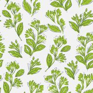 Tender and elegant vintage floral seamless pattern