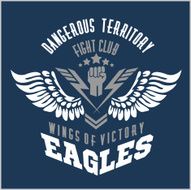 Eagle wings - military label badges and design elements N2