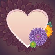 Floral Heart Frame N3
