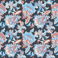 ethnic floral seamless pattern folkloric batik vector ornament N2