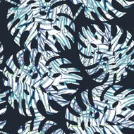 Tropical leaves pattern N2