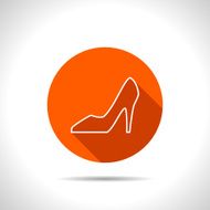 Woman shoe icon N2