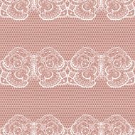 Lace seamless pattern with flowers N6