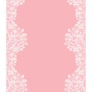 Lacy wedding invitation card