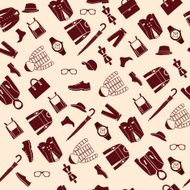 Fashion man cloth and accessories - Illustration