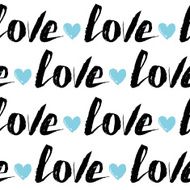 Seamless pattern Vector vintage texture Hand lettering