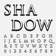 alphabetic fonts and numbers N2