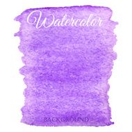 Abstract watercolor purple hand drawn background