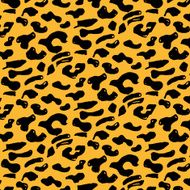 Animal skin hand drawn texture Vector seamless pattern N5
