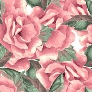 Rosebuds 1 Seamless pattern