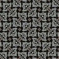 Abstract seamless pattern in black gray and brown